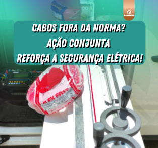 DISCCPAT e Sindicel realizam operação contra mercado ilegal de fios e cabos elétricos em Suzano/SP